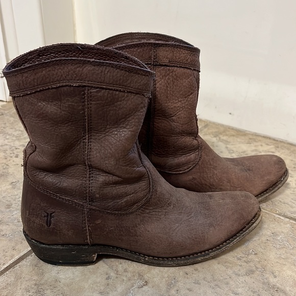 Frye Coachella Boots Rich Brown Leather 5.5 - Picture 5 of 7